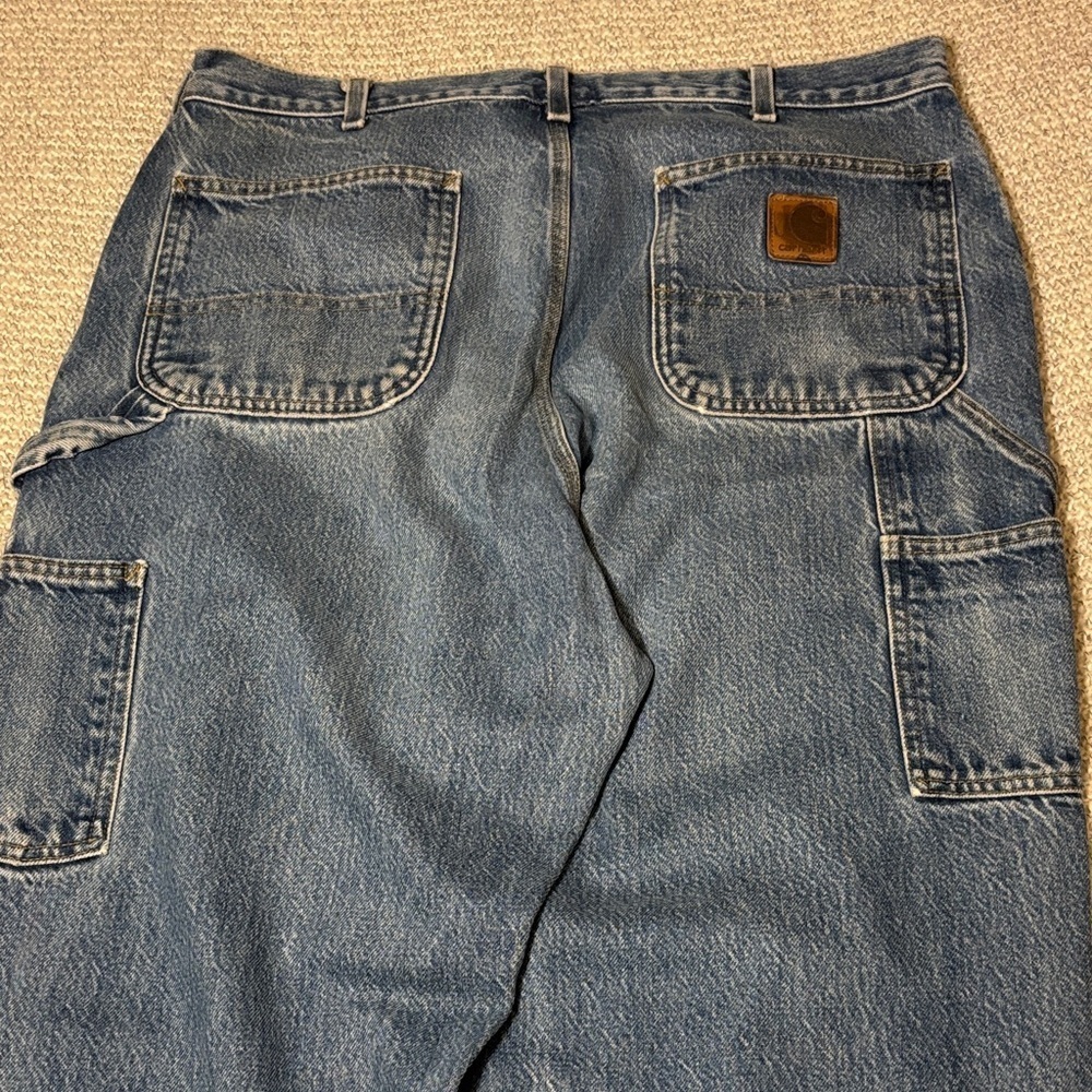 Carhartt Vintage Carpenter Men's Relaxed Fit Denim Jeans - Picture 9 of 12